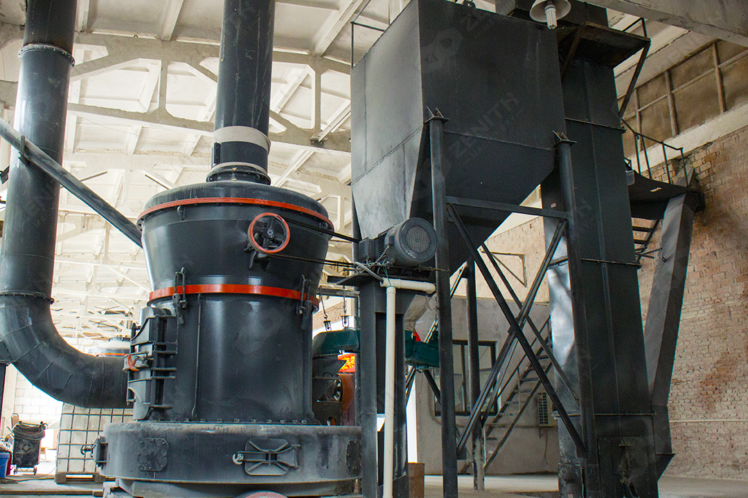 Schematic diagram of grinding mill components