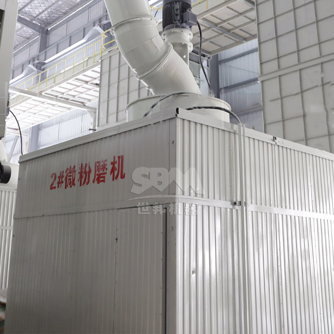 SCM Ultrafine Mill processing calcium carbonate powder