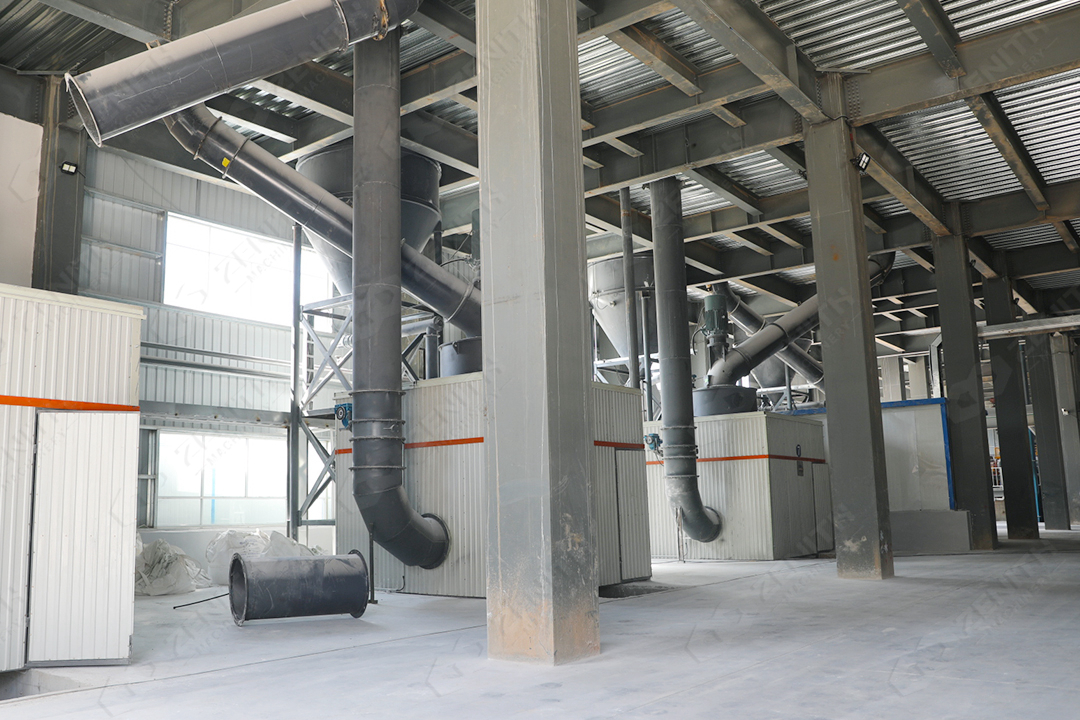 ZENITH XZM Ultrafine Mill in operation showing precision grinding mechanism