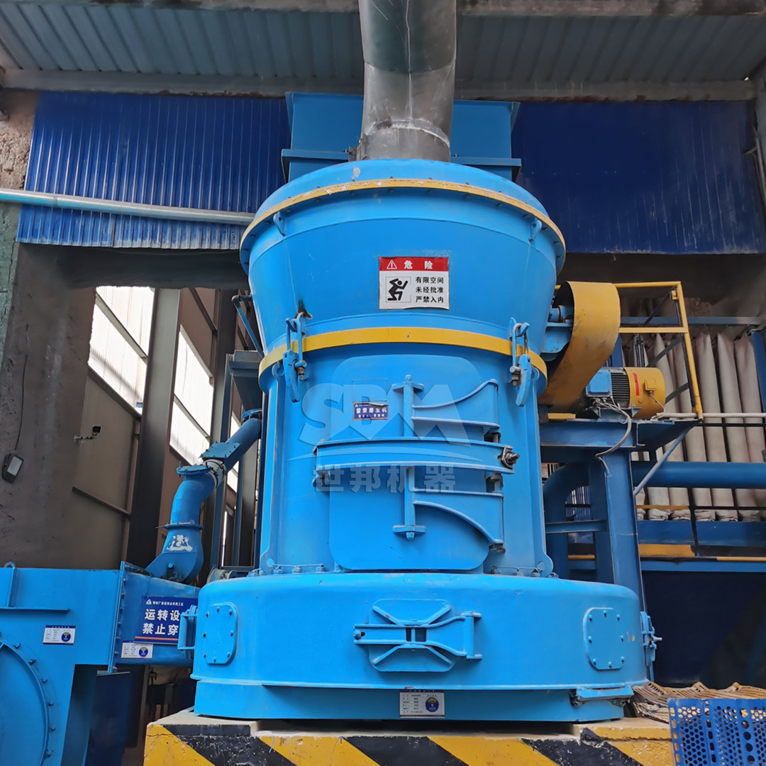 Complete graphite anode material production line showing integrated milling and processing equipment