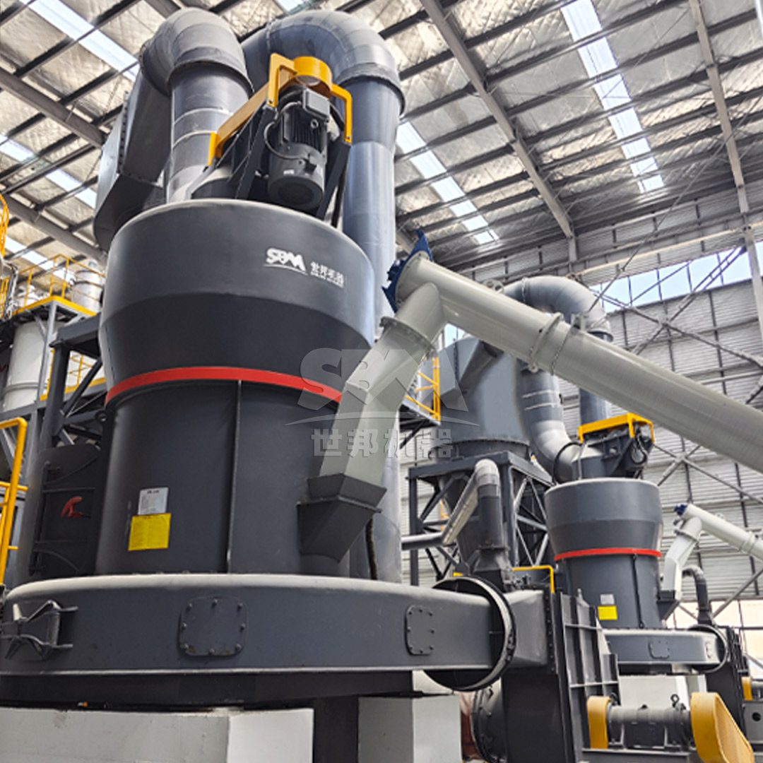 Diagram of coal gangue calcination process in a rotary kiln