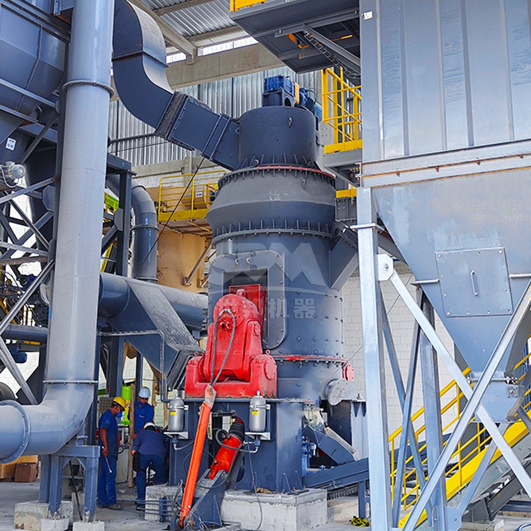 Industrial production line for S95 grade slag powder using vertical roller mill