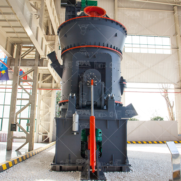 Operation of a vertical roller mill for limestone grinding